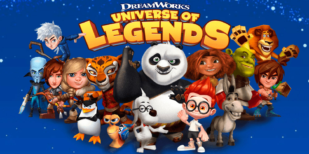 Portada del juego DreamWorks Universe of Legends