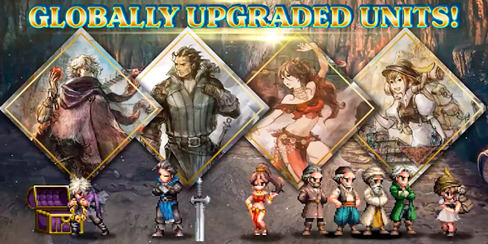 Imagen del juego Final Fantasy Brave Exvius y Octopath Traveler