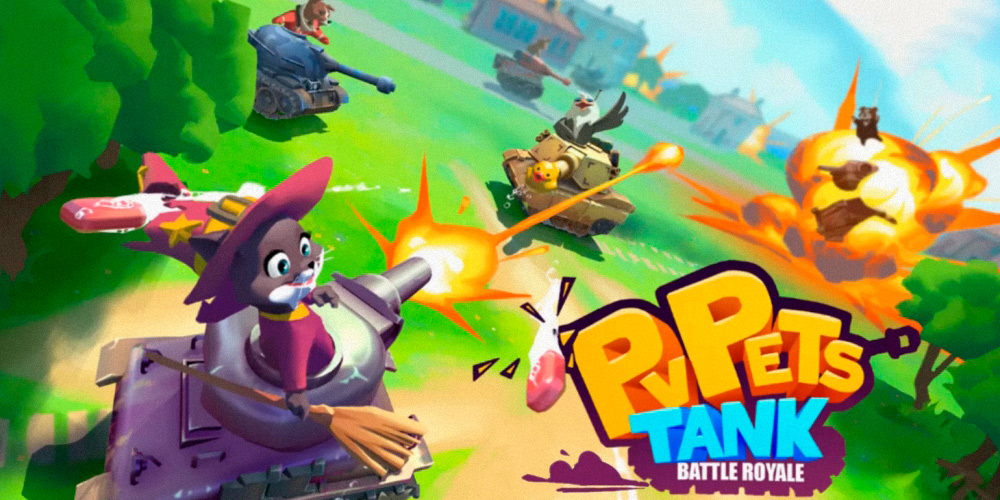 Portada del juego PvPets: Tank Battle Royale
