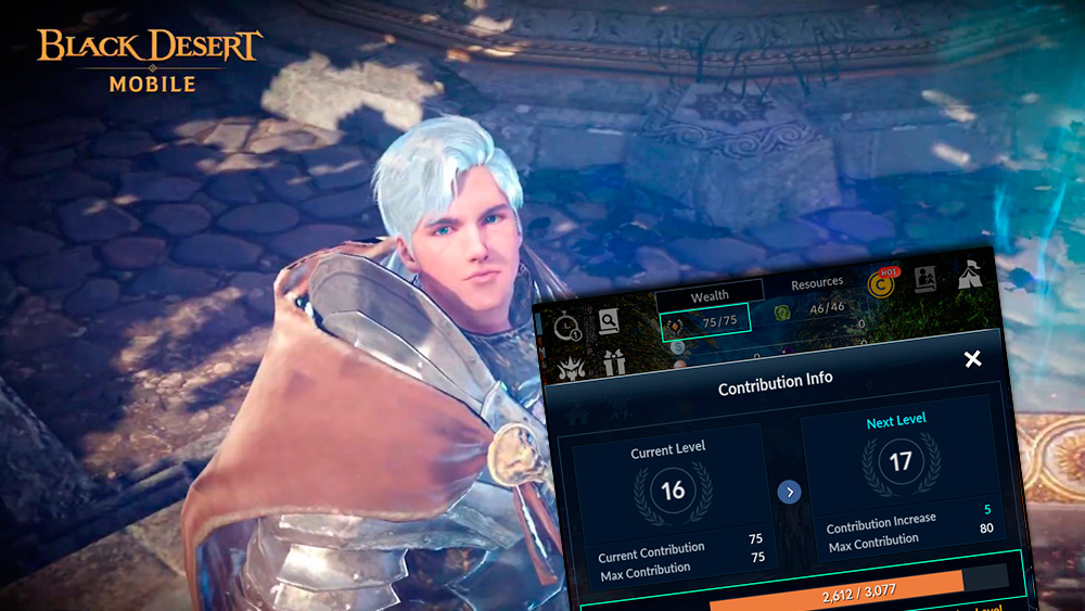 Portada del juego Black Desert Mobile