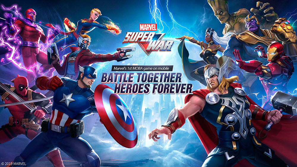 Portada del juego Marvel Super War