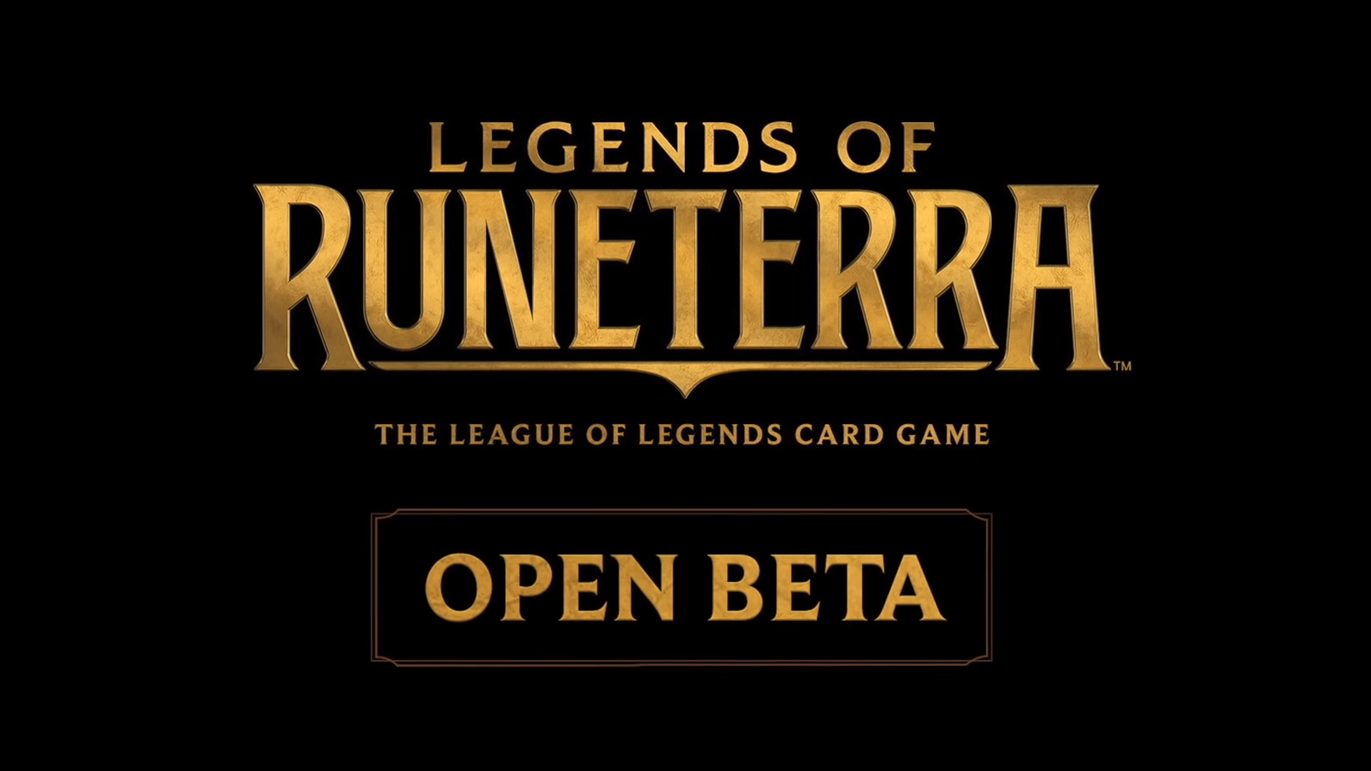 Legends of runeterra Open beta
