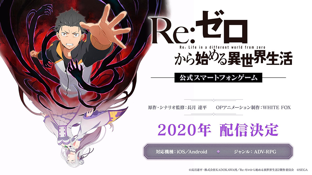 Portada del juego Re: Zero - Starting Life in Another World