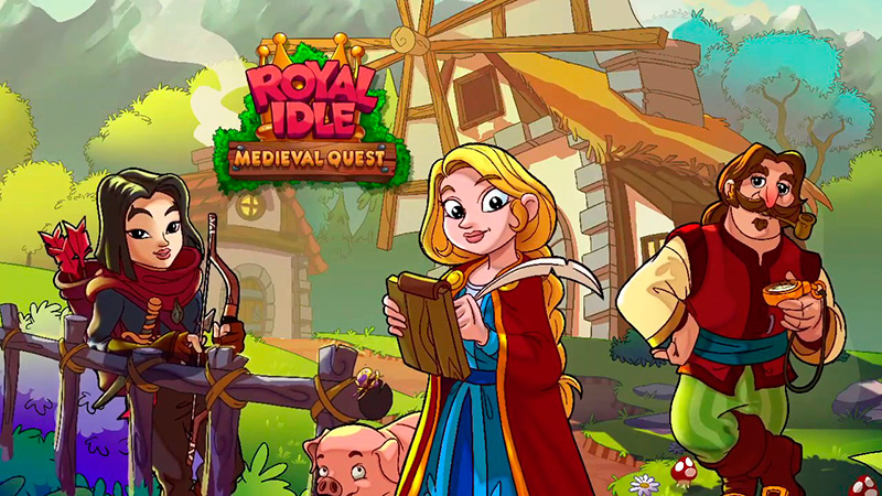 Portada del juego Royal Idle: Medieval Quest