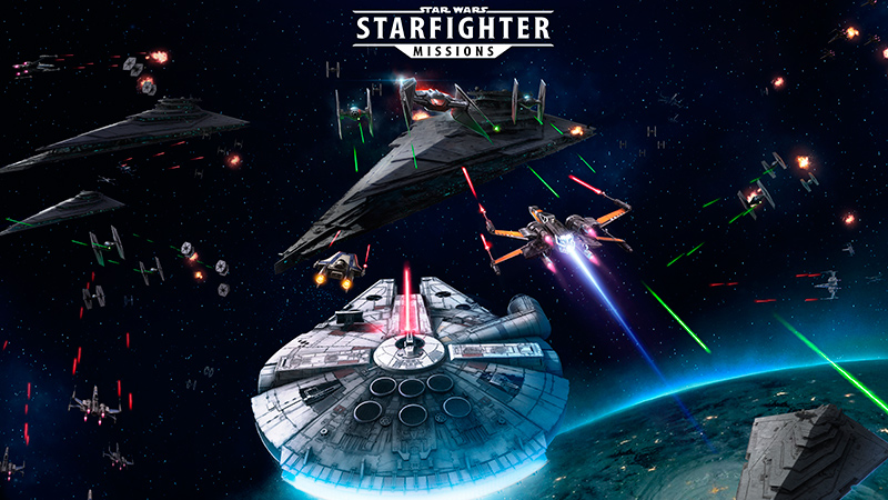 Portada del juego Star Wars: Starfighter Missions