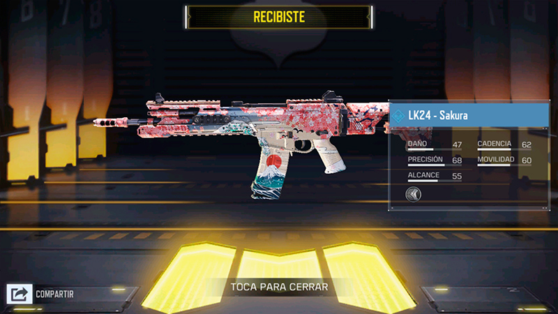 LK24 Sakura en Call of Duty Mobile
