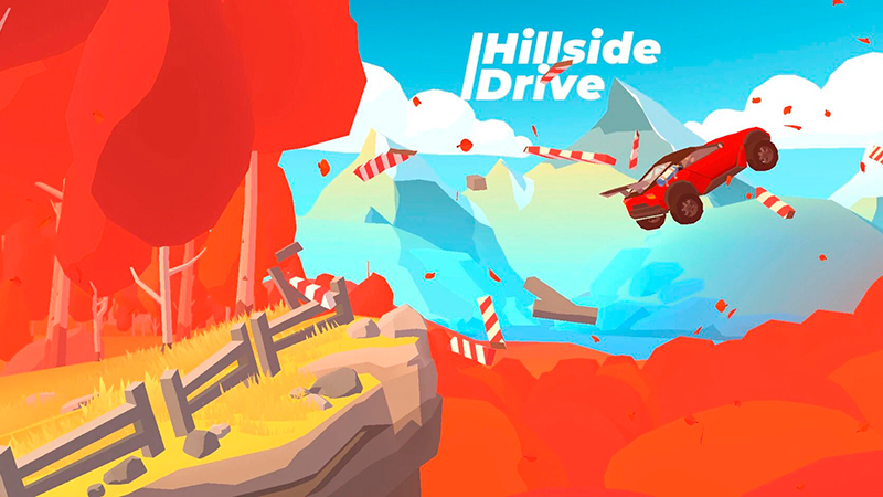 Portada del juego Hillside Drive Racing Android