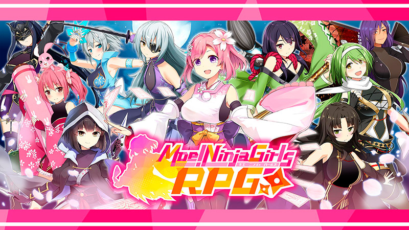 Portada del juego Moe! Ninja Girls RPG: SHINOBI Android iOS