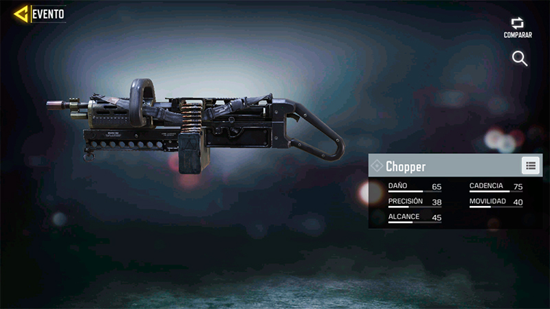 Arma Chopper en Call of Duty Mobile