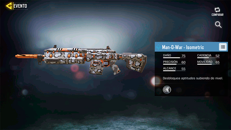 Arma Man-O-War Isometric en Call of Duty Mobile