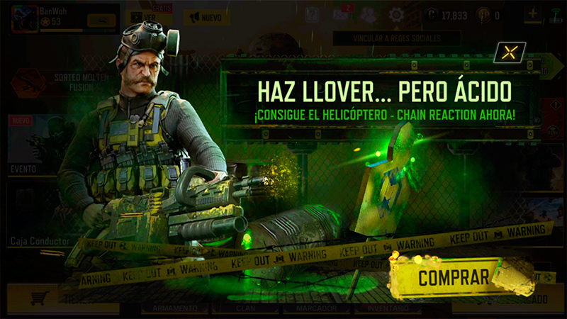 Corteo Reacción en cadena de Call of Duty Mobile