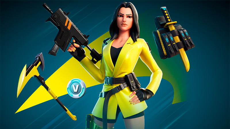 Paquete Chaqueta Amarilla en Fortnite