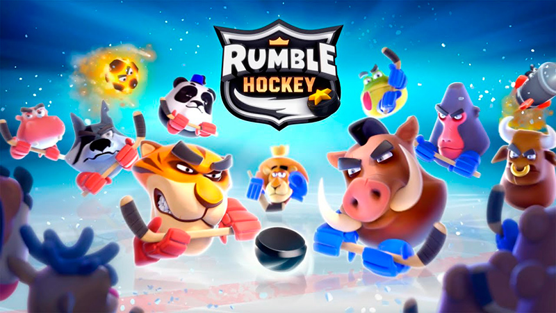 Portada del juego Rumble Hockey