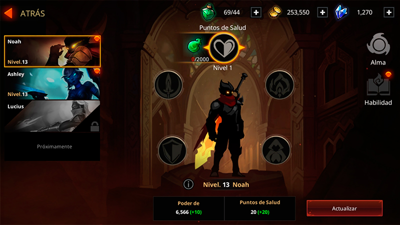 Almas en Shadow Knight