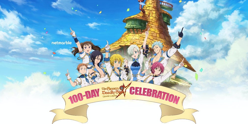 The seven deadly sins grand cross 100 días de celebración.