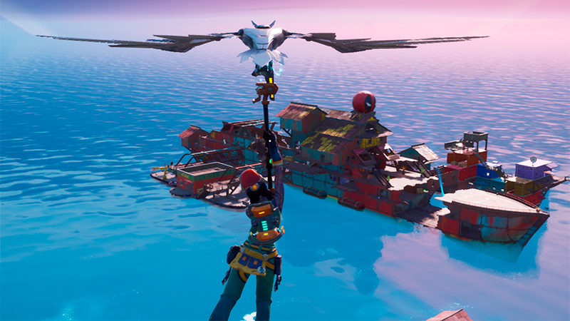 Aterriza en El Yate de Fortnite
