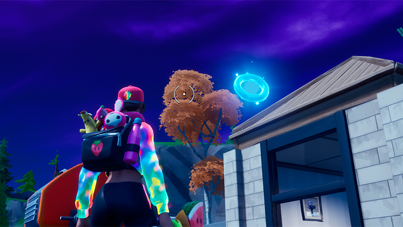 Círculos flotantes en Albercas Adormecidas Fortnite