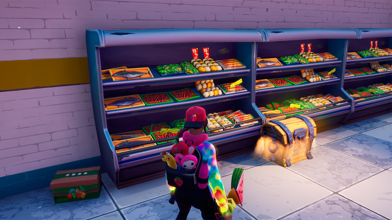 Cofres en Ciudad Comercio de Fortnite