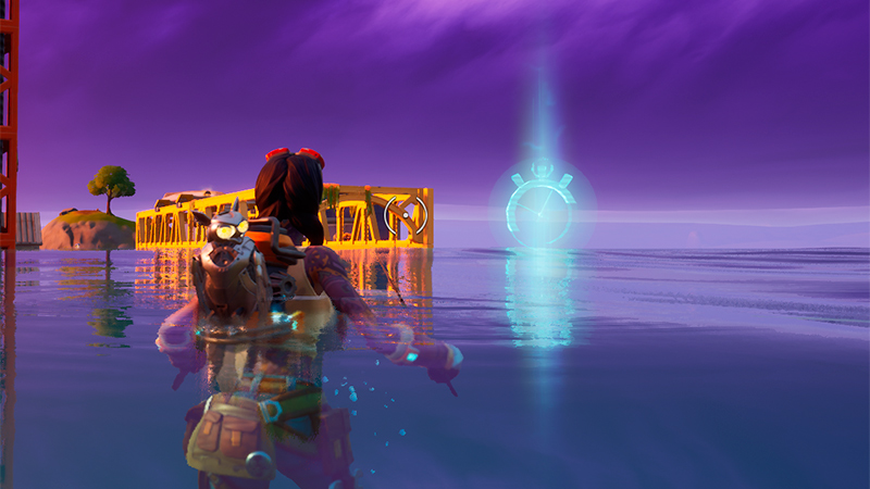 Prueba contrarreloj de Muelles Mugrientos en Fortnite