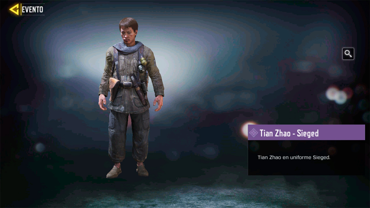 Tian Zhao Sieged en Call of Duty Mobile