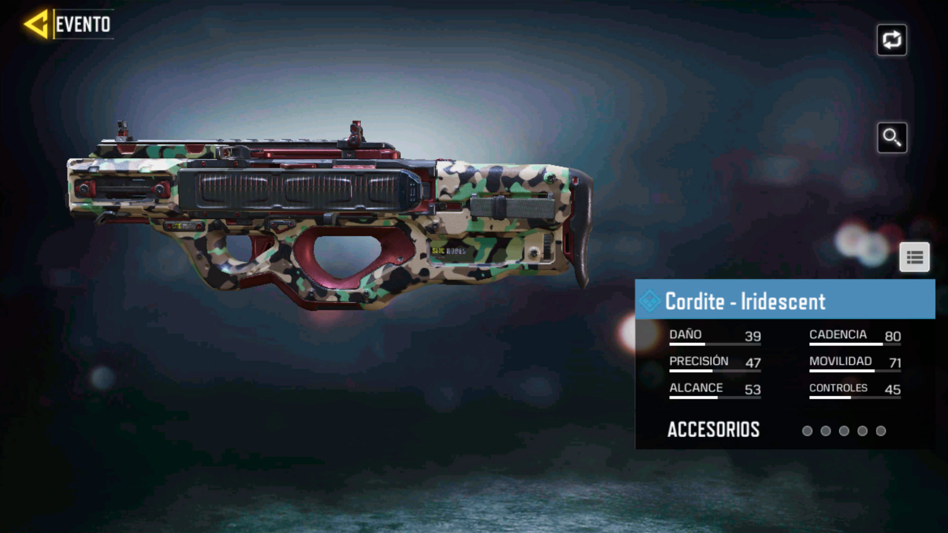 Arma Cordite Iridescent en Call of Duty Mobile