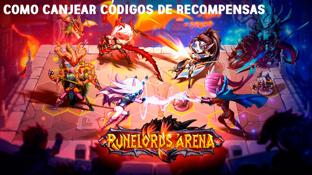Como canjear códigos recompensa en Runelords Arena
