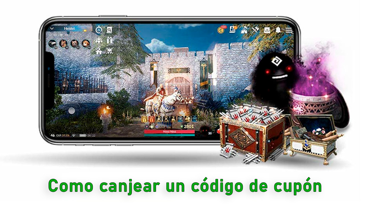 como canjear un código de cupón en black desert mobile