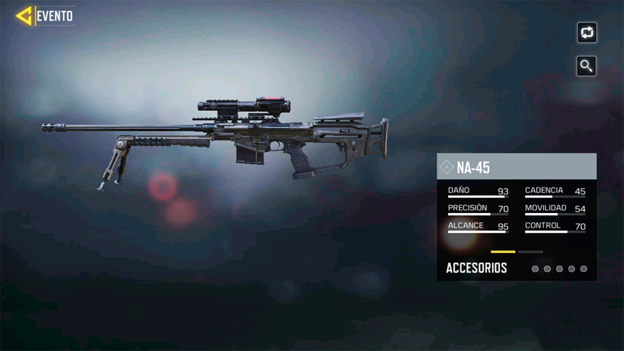 Arma NA-45 en Call of Duty Mobile