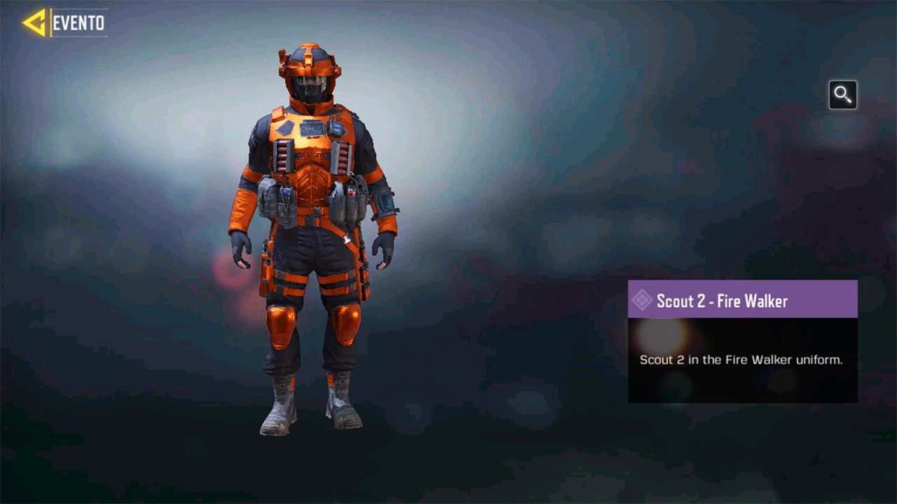 Soldado Scout 2 Fire Walker en Call of Duty Mobile