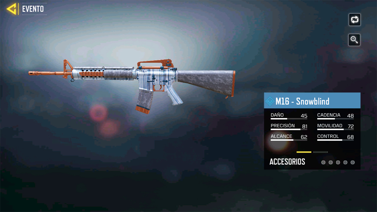 M16 Snowblind en Call of Duty Mobile