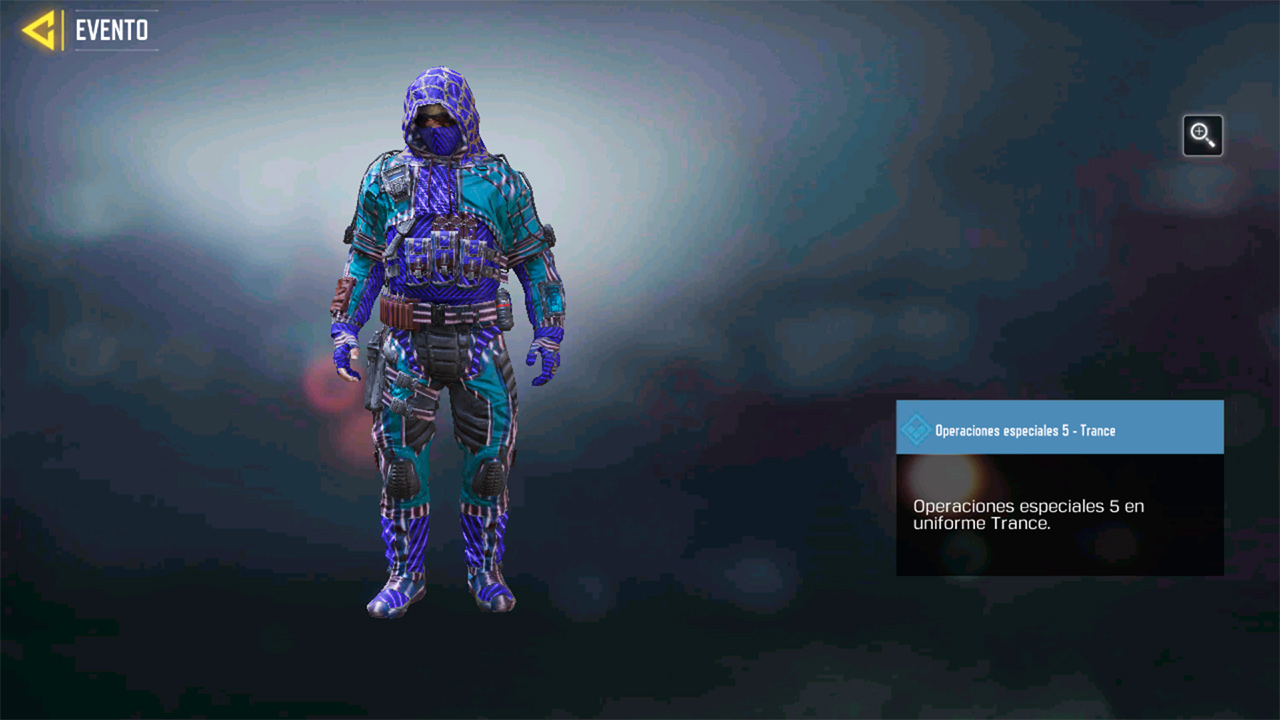 Operador Operaciones especiales 5 Trance en Call of Duty Mobile