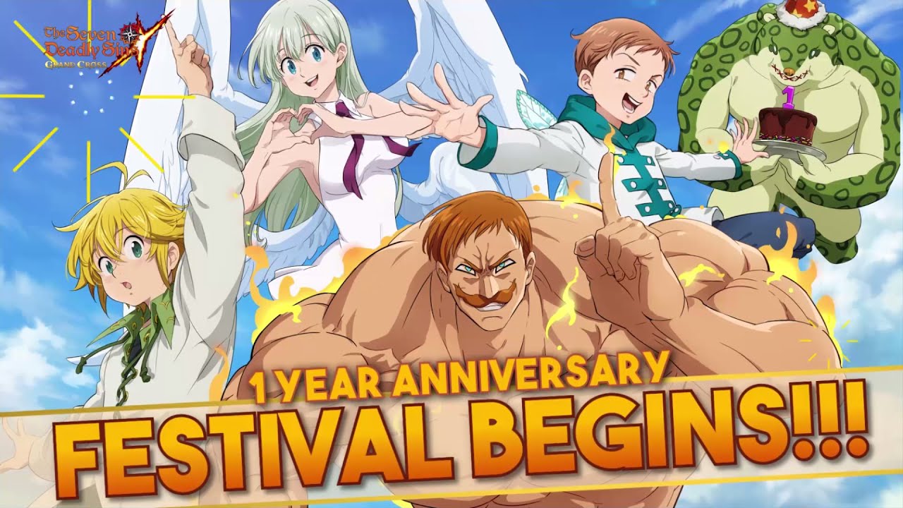 the seven deadly sins grand cross the one festival 1 año
