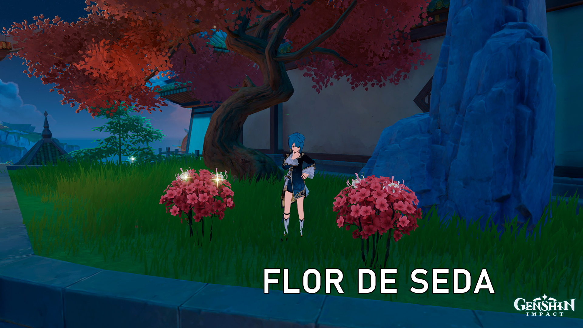 genshin impact flor de seda