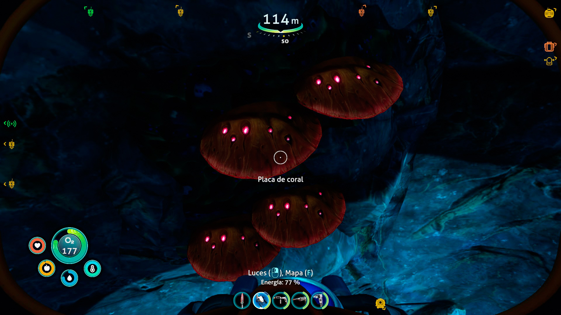 Placas de coral en Subnautica: Below Zero