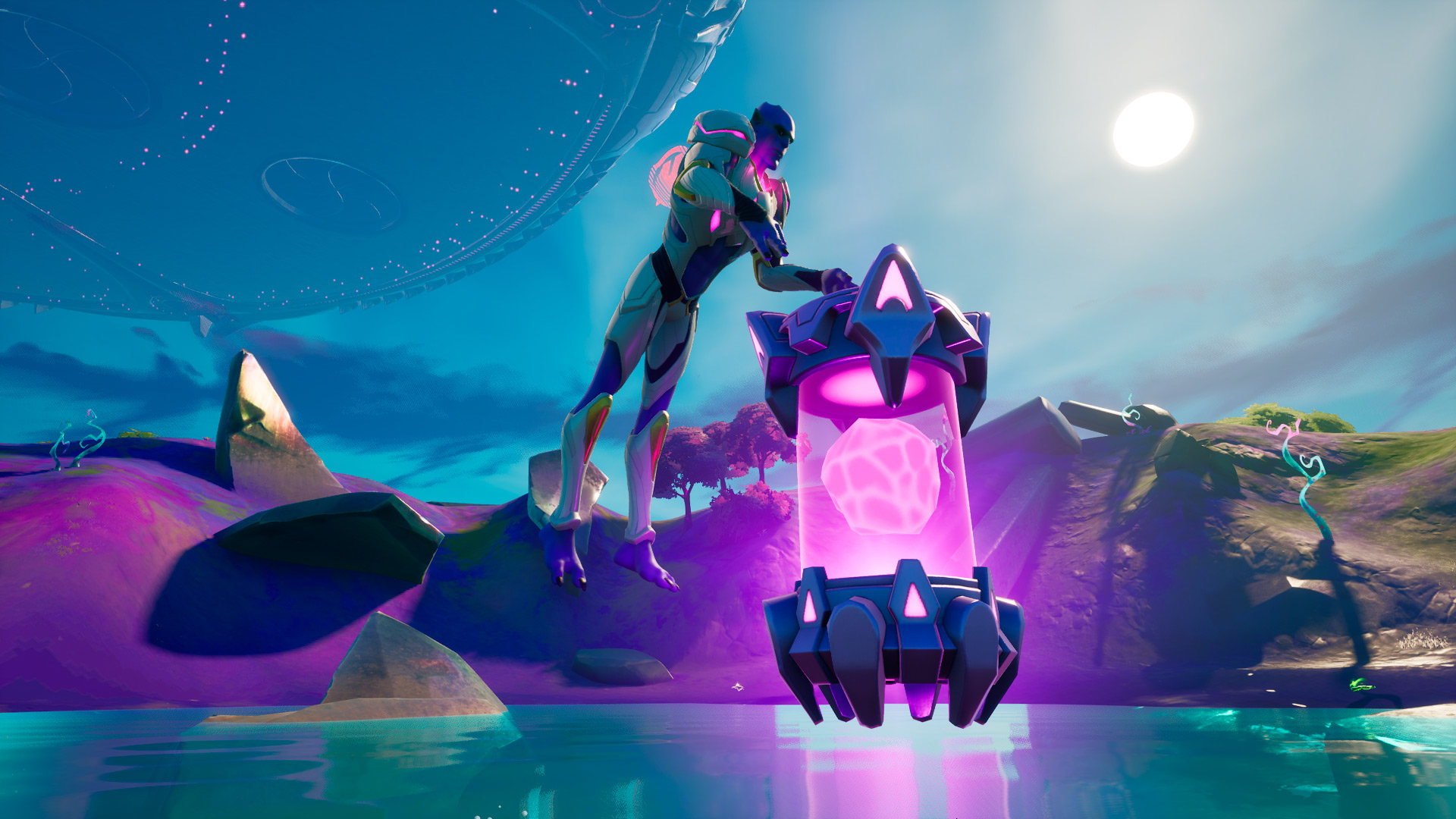 Artefacto alienígena en Fortnite