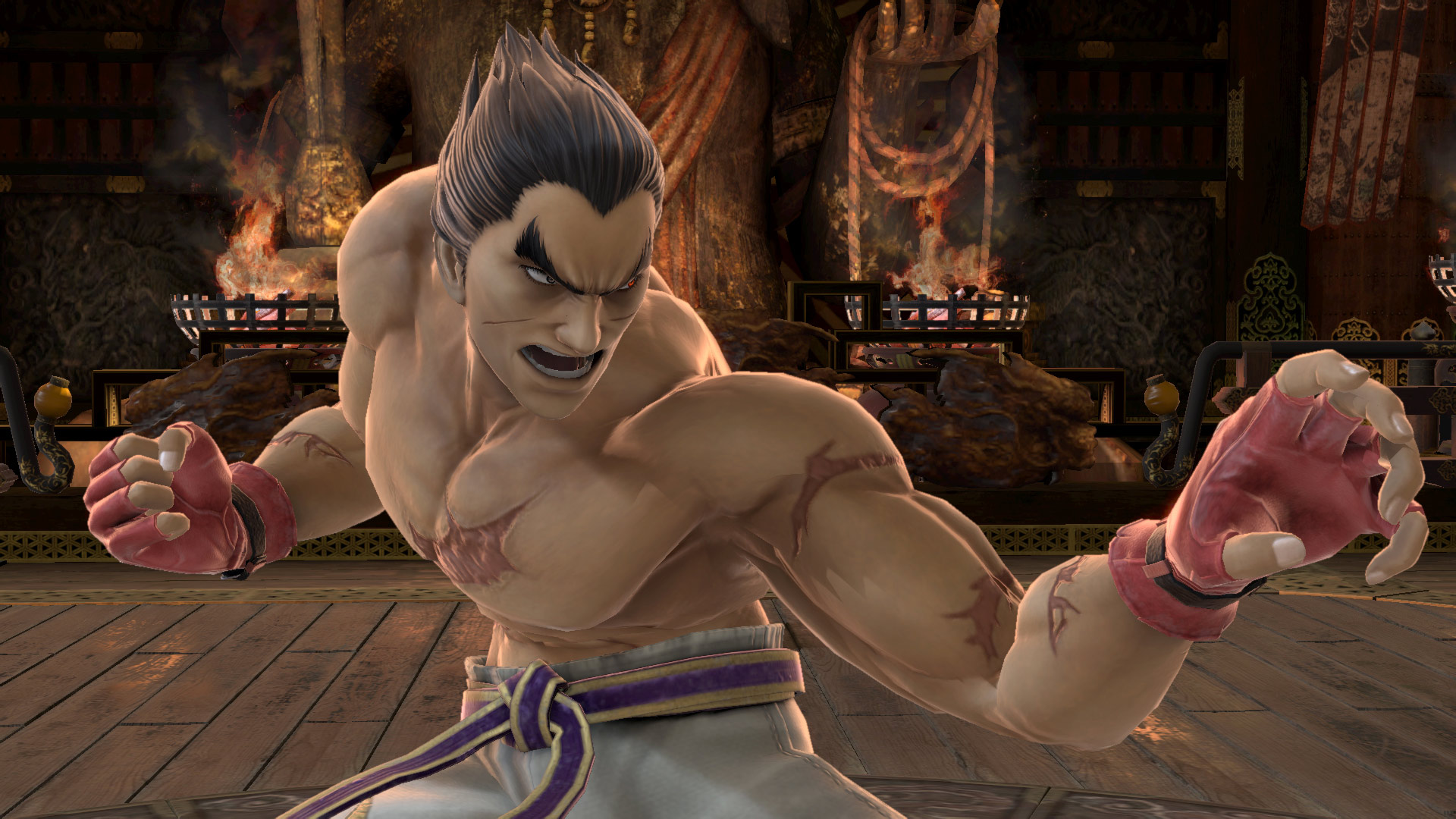 Kazuya Mishima en Super Smash Bros Ultimate
