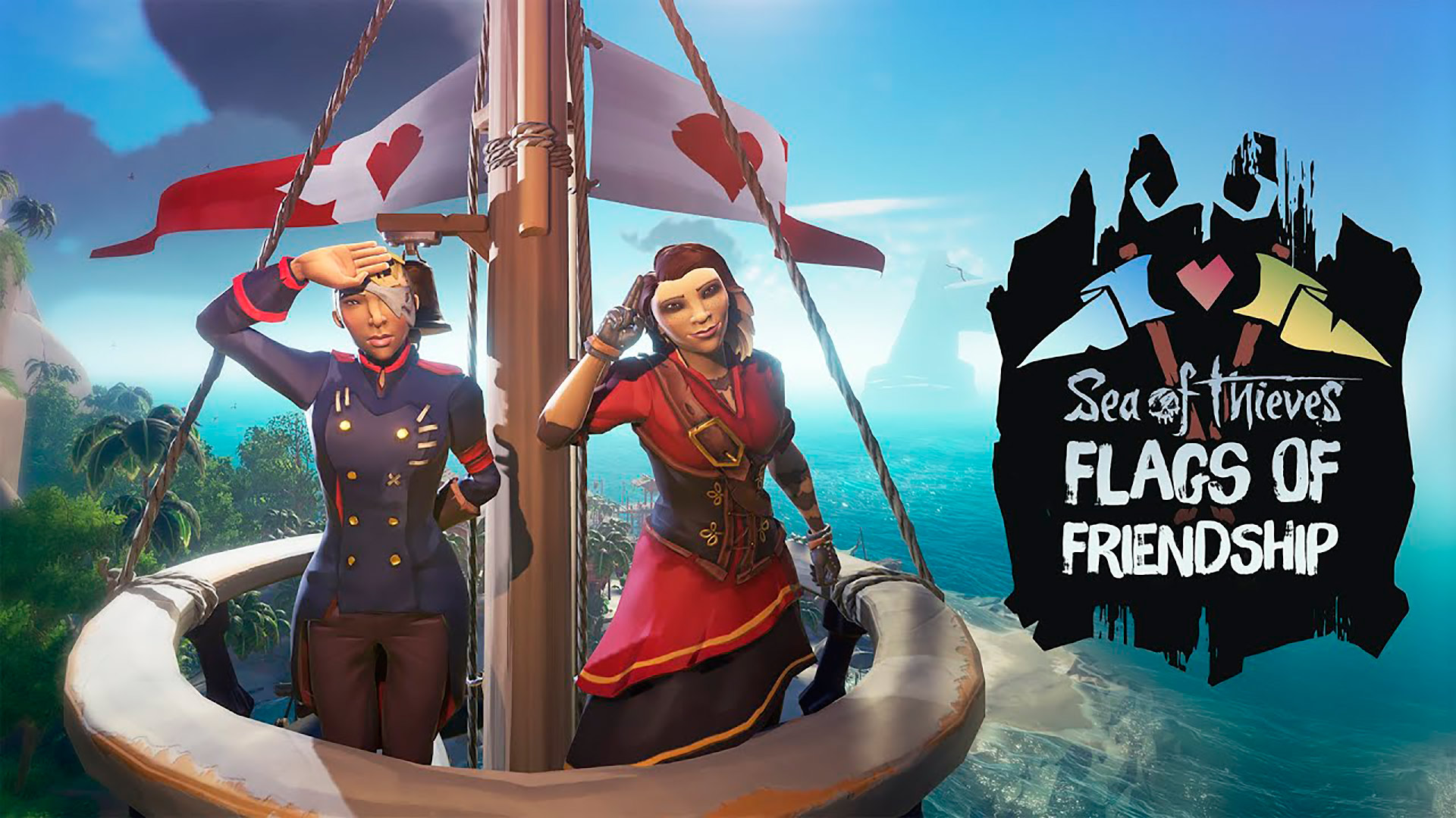 Evento Flags of Ffriendship en Sea of Thieves