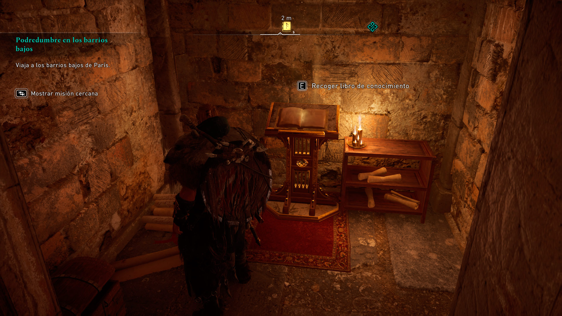 Libro del conocimiento de las Ruinas de Champlieu en Assassin's Creed Valhalla