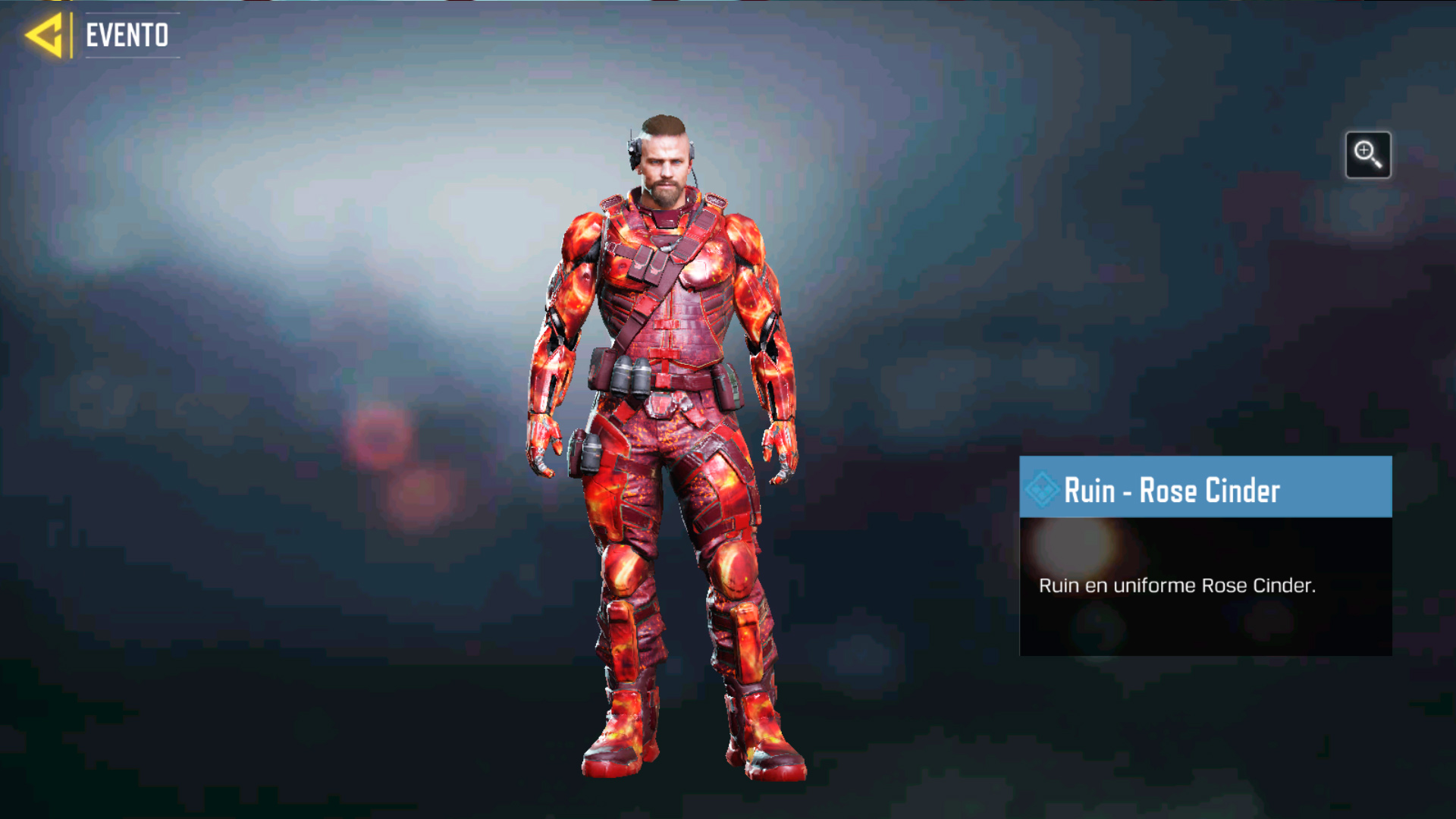Personaje Ruin Rose Cinder en Call of Duty Mobile