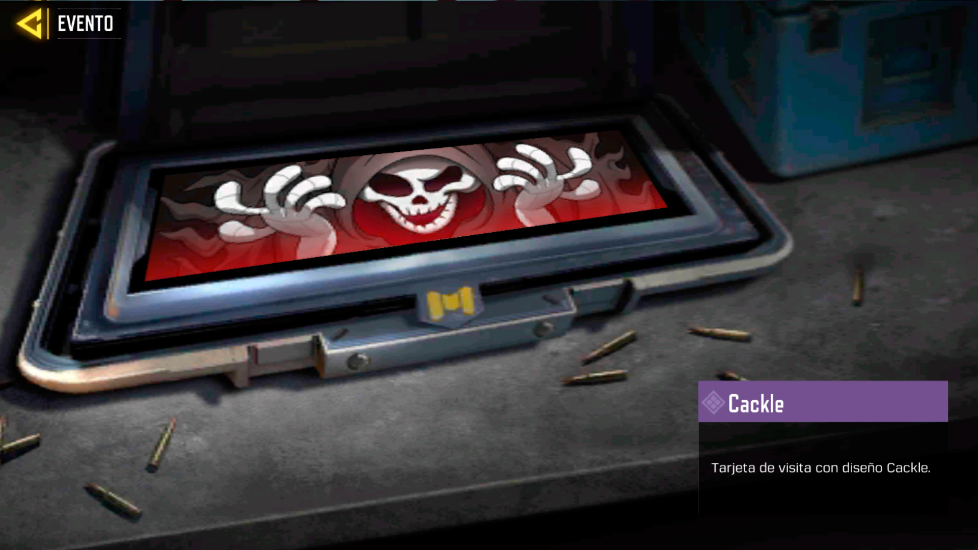 Tarjeta de visita Cackle en Call of Duty Mobile