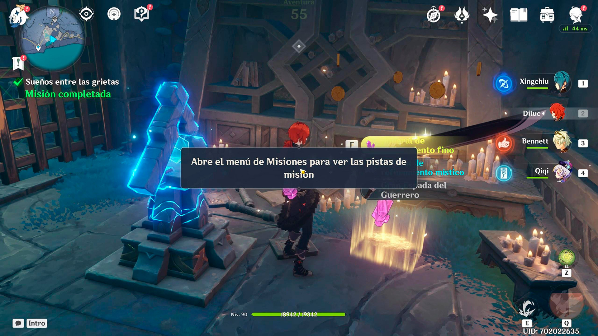 genshin impact sueños entre las grietas portada