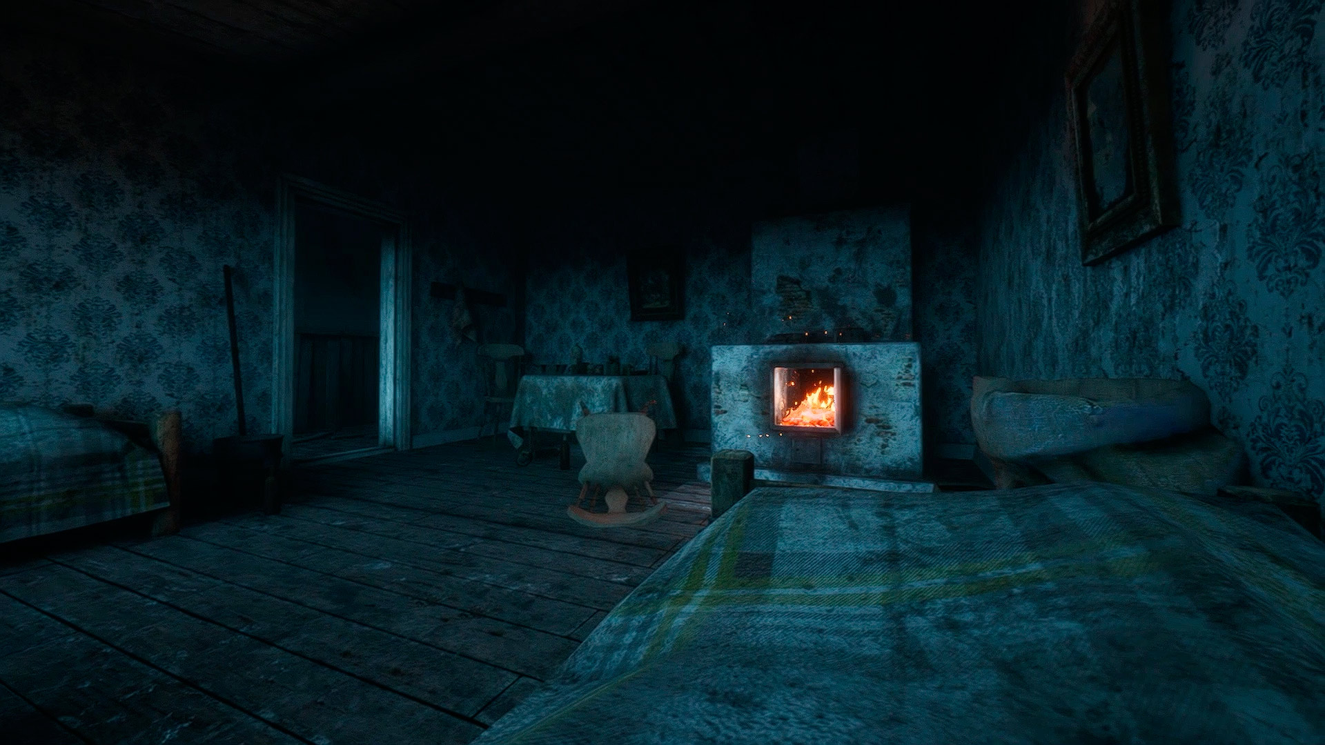 Chimenea en Cold House