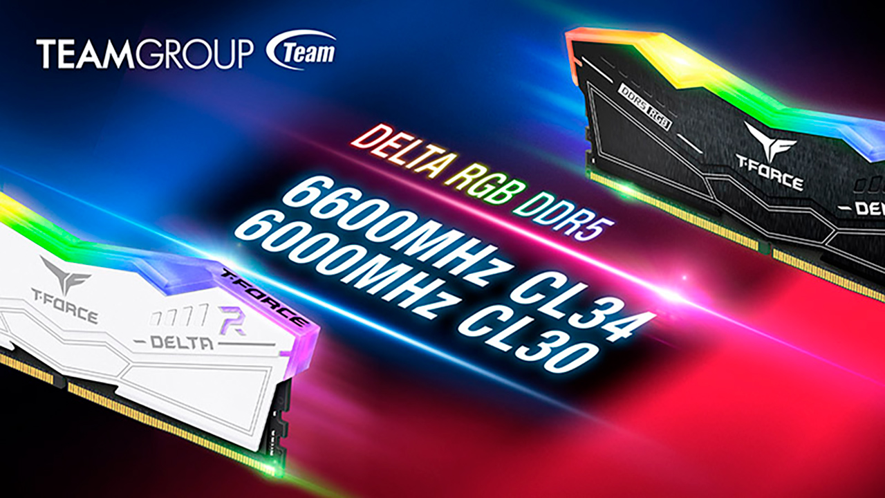 teamgroup t-force delta rgb 6600 y 6000